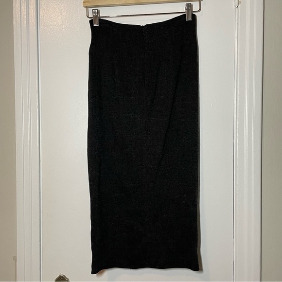 NWT ZARA High Waisted Knotted Midi Dress size XS - Picture 9 of 10